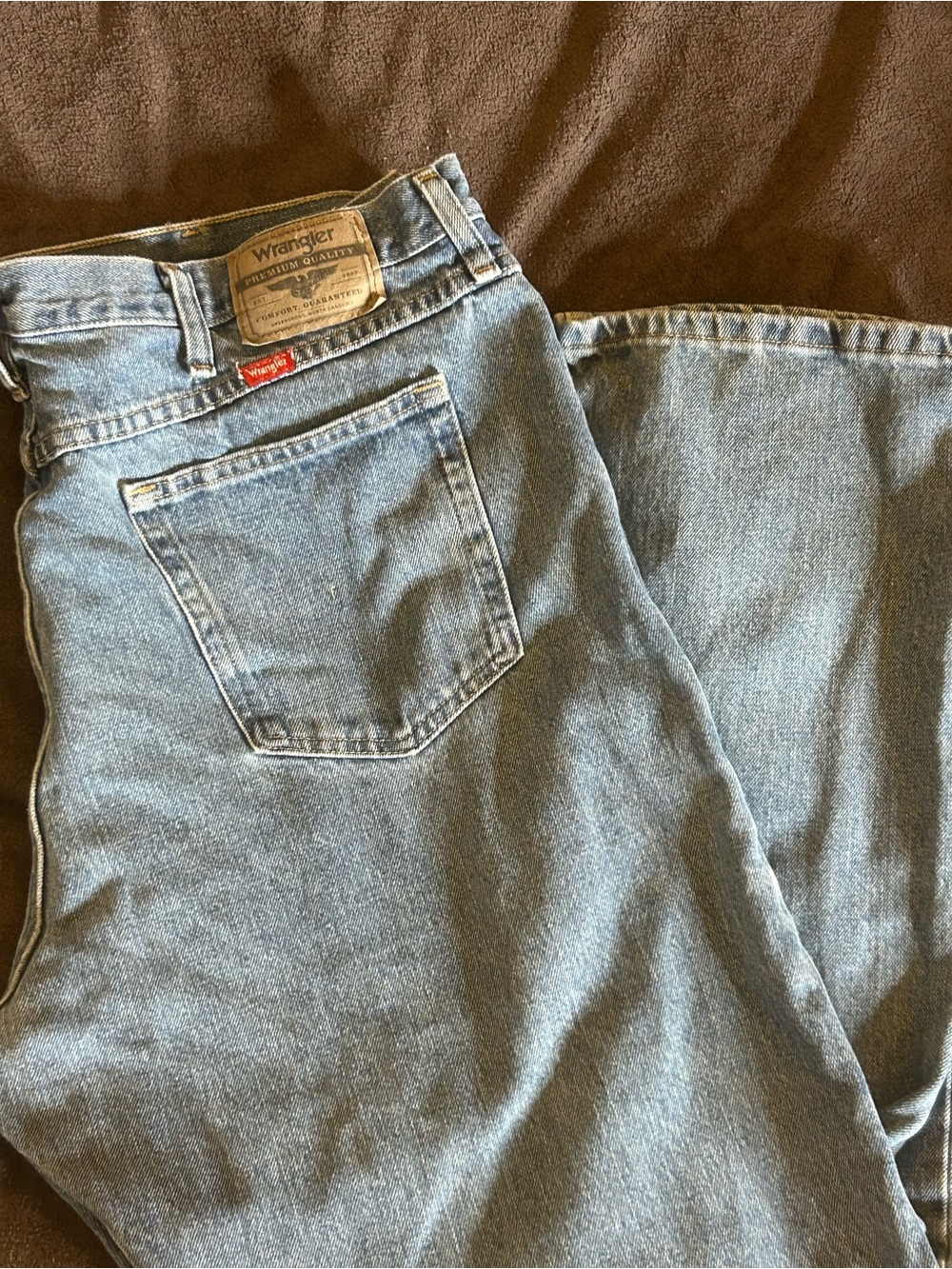 Men's Blue Denim Jeans wrangler 40x30